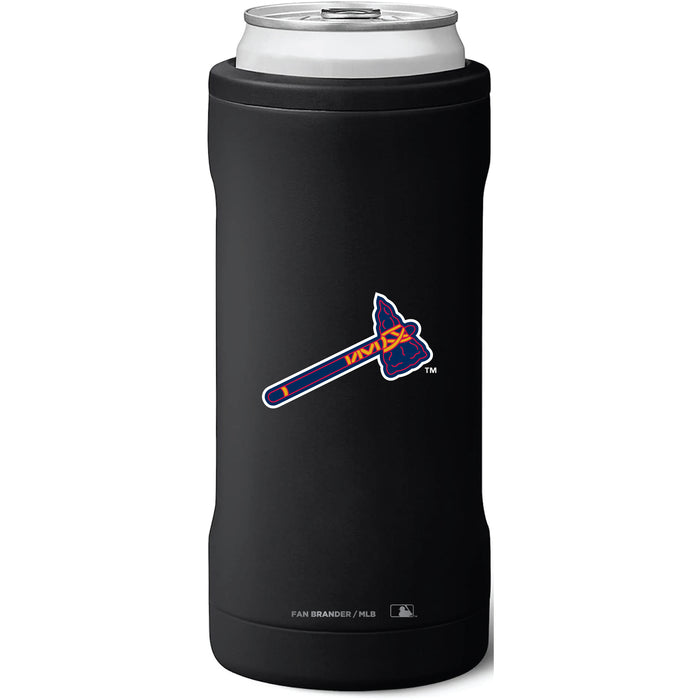 BruMate Slim Insulated Can Cooler with Atlanta Braves Secondary Logo