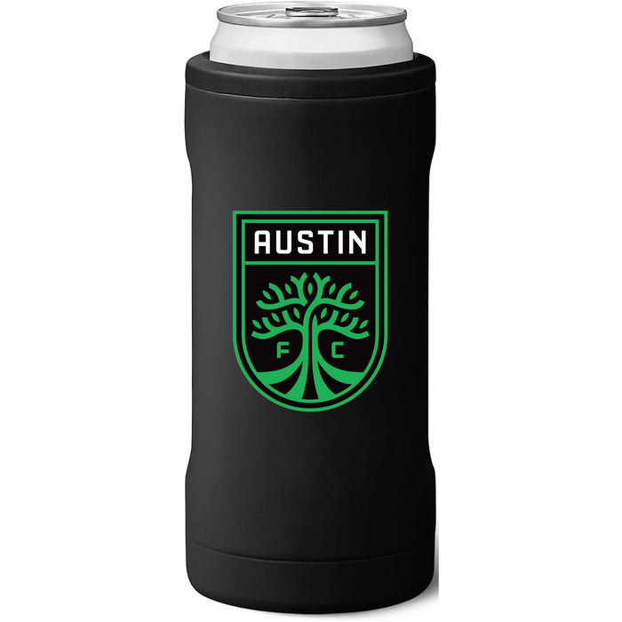 BruMate Slim Insulated Can Cooler with Austin FC Primary Logo