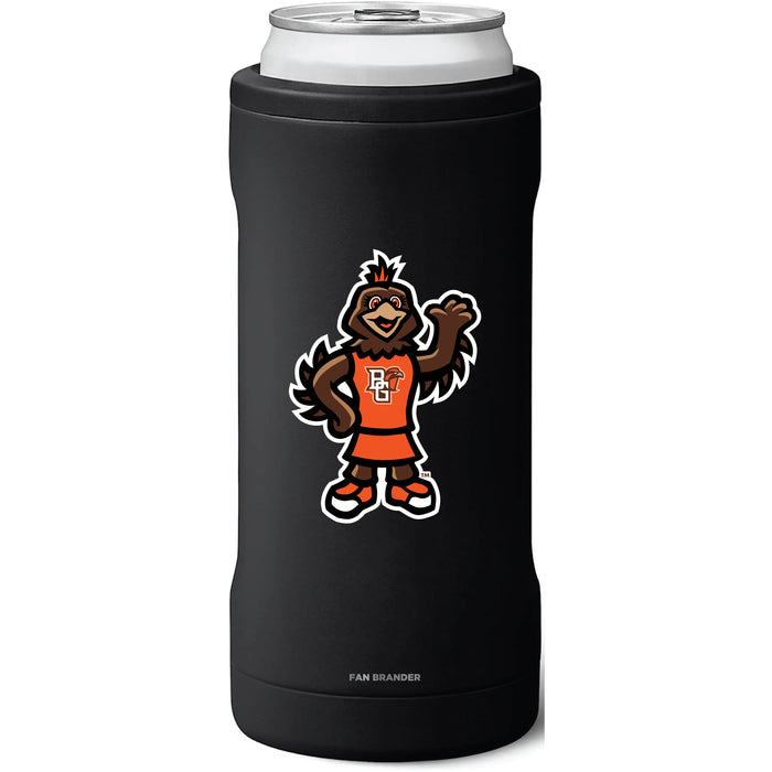 BruMate Slim Insulated Can Cooler with Bowling Green Falcons Secondary Logo