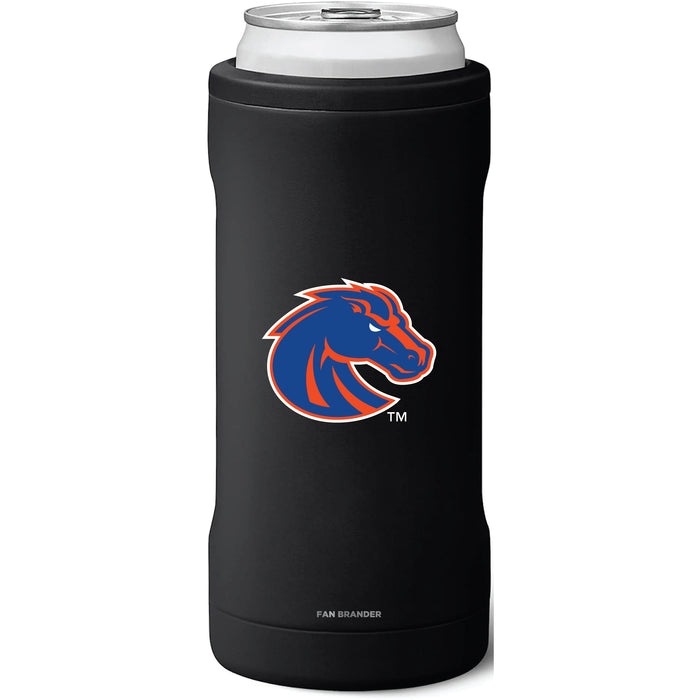 BruMate Slim Insulated Can Cooler with Boise State Broncos Primary Logo