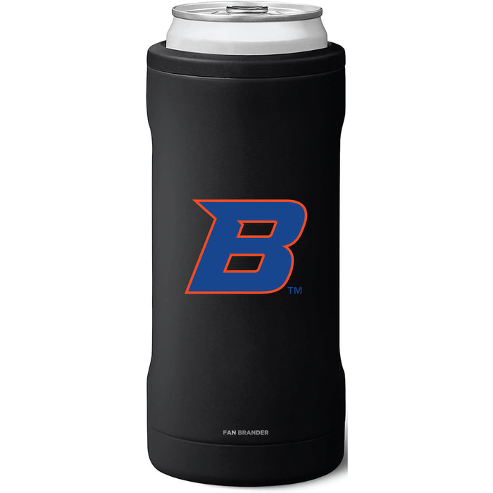 BruMate Slim Insulated Can Cooler with Boise State Broncos Secondary Logo