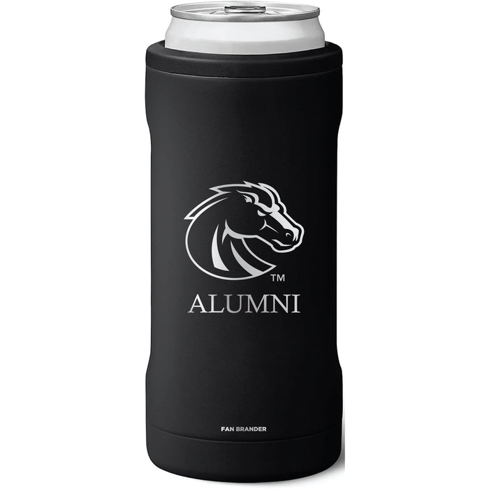 BruMate Slim Insulated Can Cooler with Boise State Broncos Alumni Primary Logo