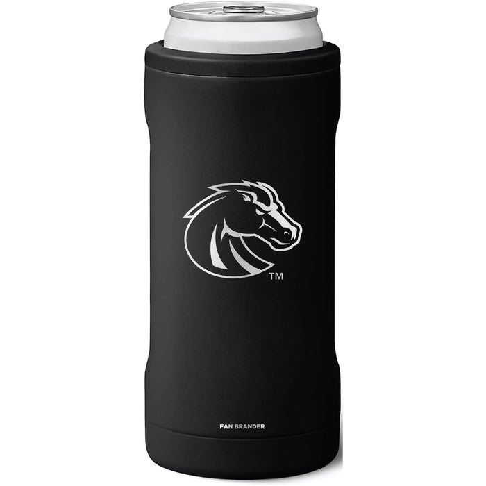 BruMate Slim Insulated Can Cooler with Boise State Broncos Primary Logo