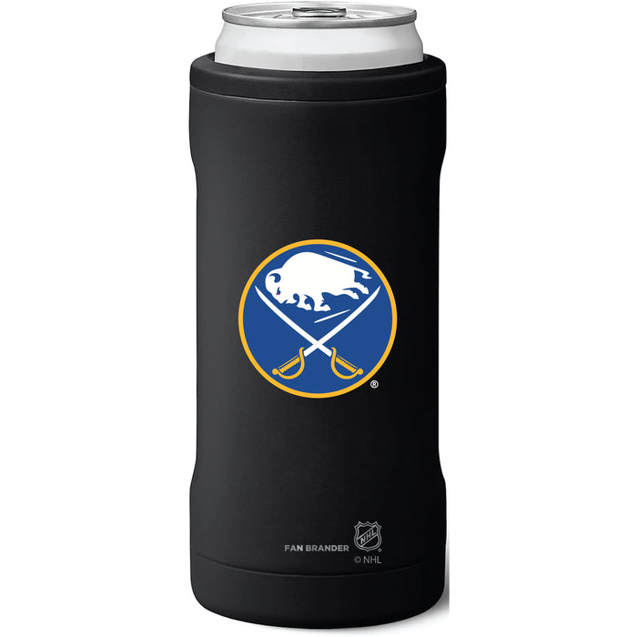 BruMate Slim Insulated Can Cooler with Buffalo Sabres Primary Logo