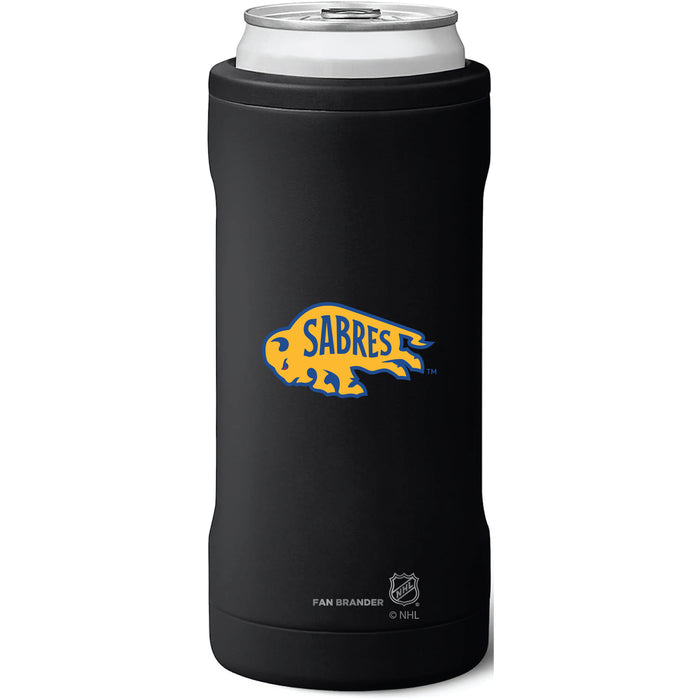 BruMate Slim Insulated Can Cooler with Buffalo Sabres Secondary Logo