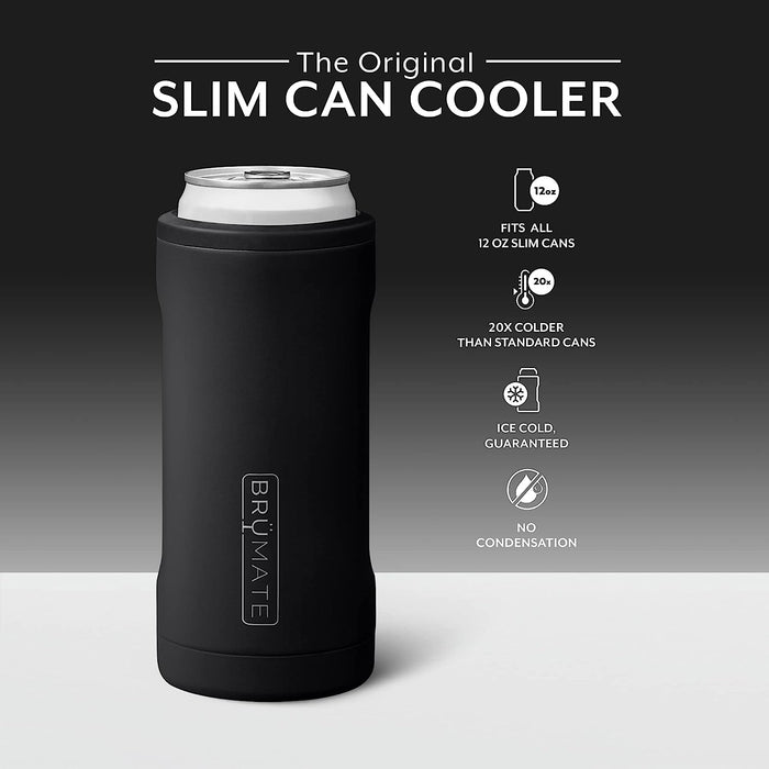 BruMate Slim Insulated Can Cooler with UC Davis Aggies Alumni Primary Logo