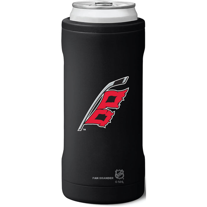 BruMate Slim Insulated Can Cooler with Carolina Hurricanes Secondary Logo