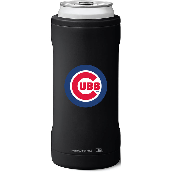 BruMate Slim Insulated Can Cooler with Chicago Cubs Primary Logo