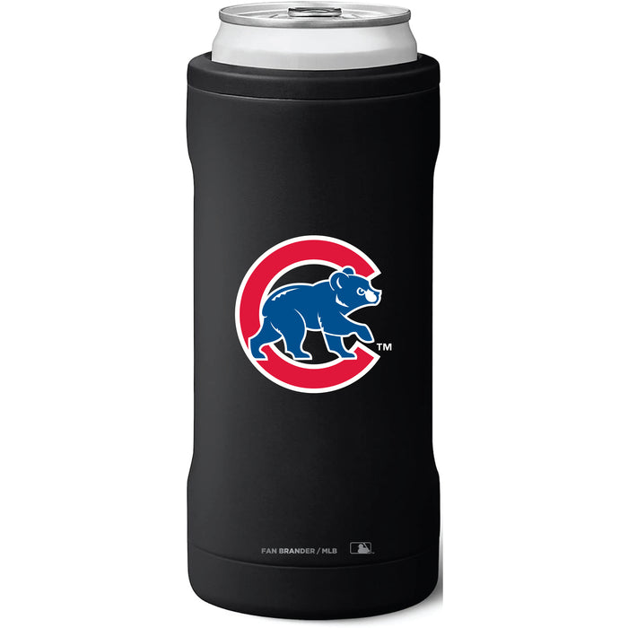 BruMate Slim Insulated Can Cooler with Chicago Cubs Secondary Logo