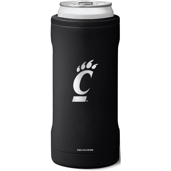 BruMate Slim Insulated Can Cooler with Cincinnati Bearcats Primary Logo