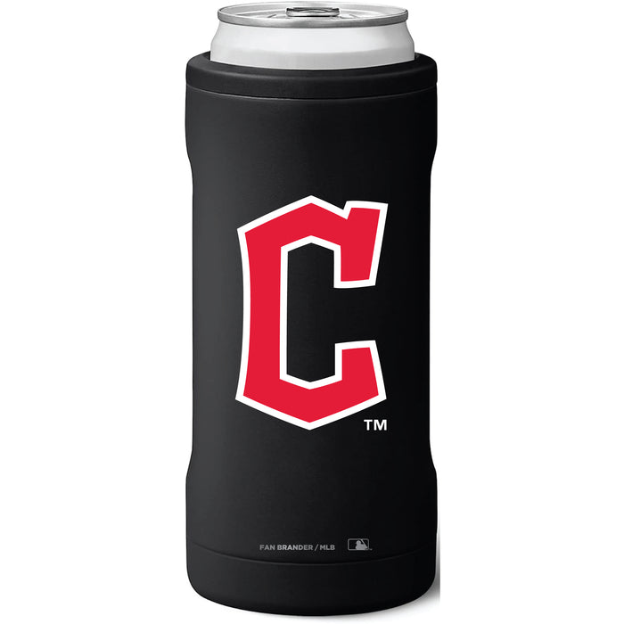 BruMate Slim Insulated Can Cooler with Cleveland Guardians Secondary Logo