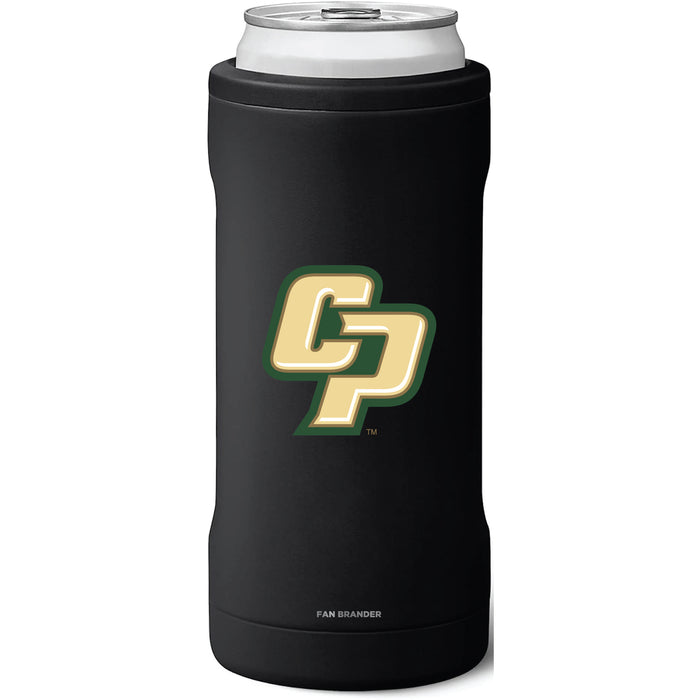 BruMate Slim Insulated Can Cooler with Cal Poly Mustangs Secondary Logo