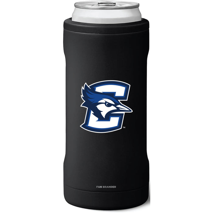 BruMate Slim Insulated Can Cooler with Creighton University Bluejays Primary Logo