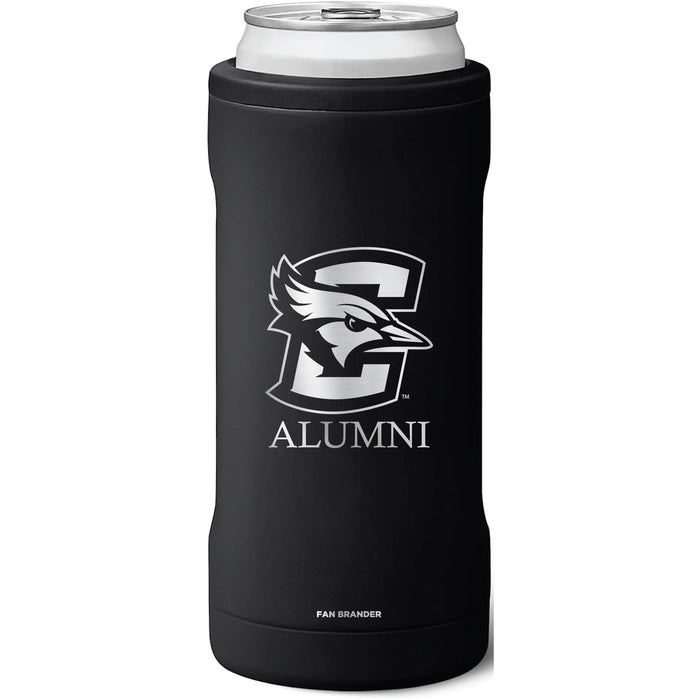 BruMate Slim Insulated Can Cooler with Creighton University Bluejays Alumni Primary Logo
