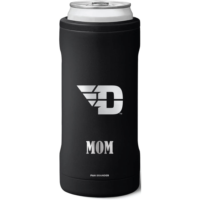 BruMate Slim Insulated Can Cooler with Dayton Flyers Mom Primary Logo