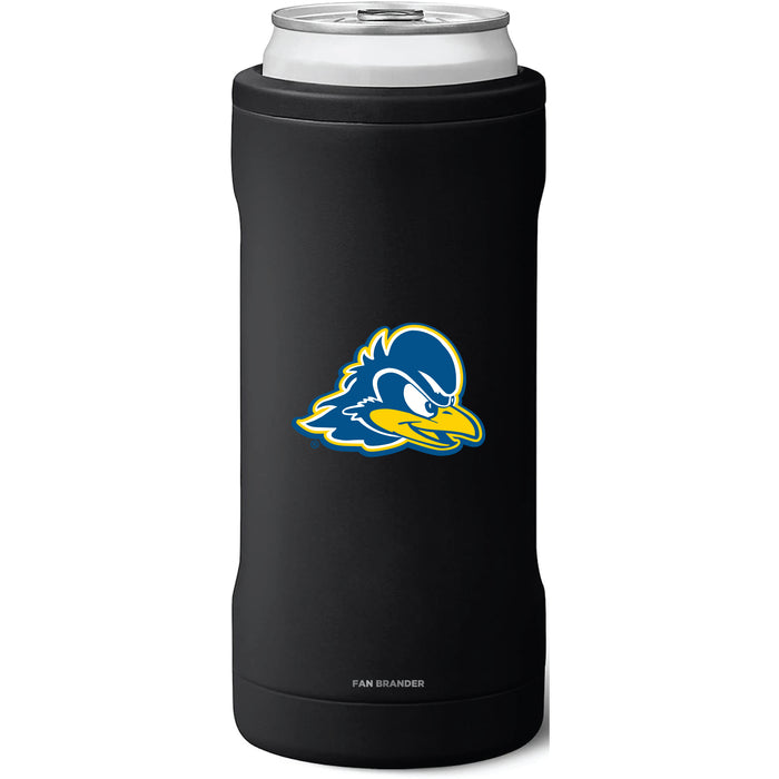 BruMate Slim Insulated Can Cooler with Delaware Fightin' Blue Hens Primary Logo