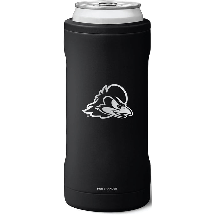 BruMate Slim Insulated Can Cooler with Delaware Fightin' Blue Hens Primary Logo