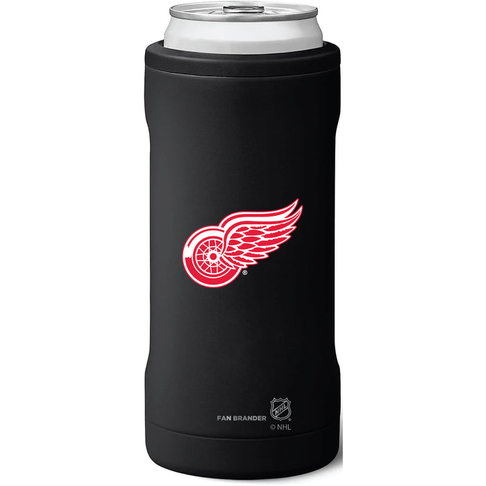 BruMate Slim Insulated Can Cooler with Detroit Red Wings Primary Logo