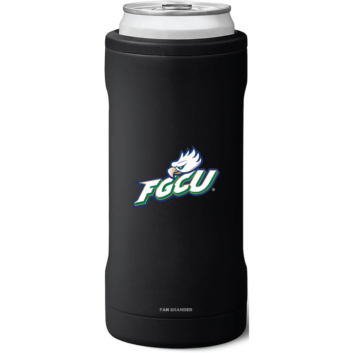 BruMate Slim Insulated Can Cooler with Florida Gulf Coast Eagles Primary Logo