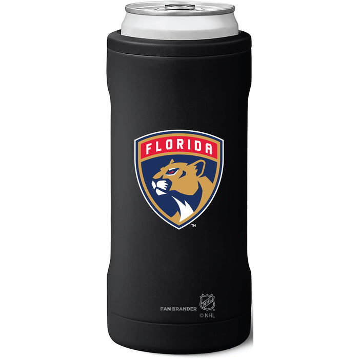 BruMate Slim Insulated Can Cooler with Florida Panthers Primary Logo