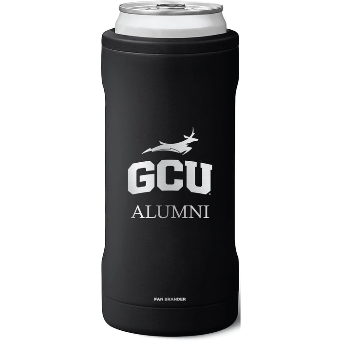 BruMate Slim Insulated Can Cooler with Grand Canyon Univ Antelopes Alumni Primary Logo