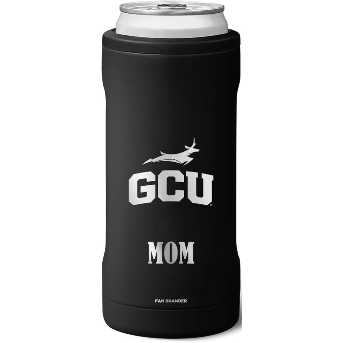 BruMate Slim Insulated Can Cooler with Grand Canyon Univ Antelopes Mom Primary Logo