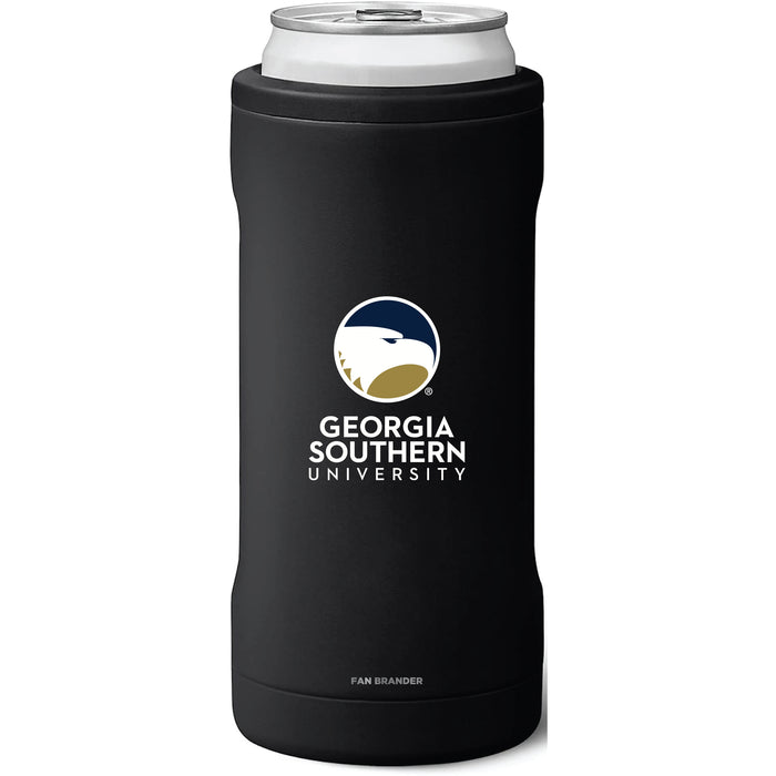 BruMate Slim Insulated Can Cooler with Georgia Southern Eagles Primary Logo