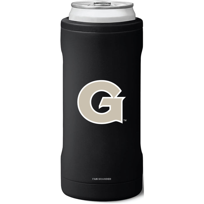 BruMate Slim Insulated Can Cooler with Georgetown Hoyas Primary Logo