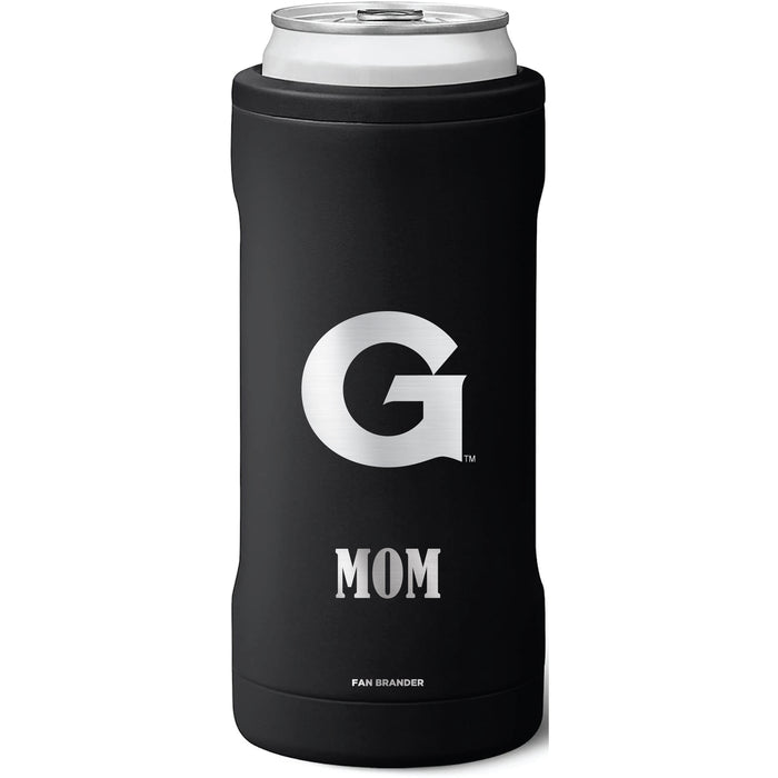 BruMate Slim Insulated Can Cooler with Georgetown Hoyas Mom Primary Logo