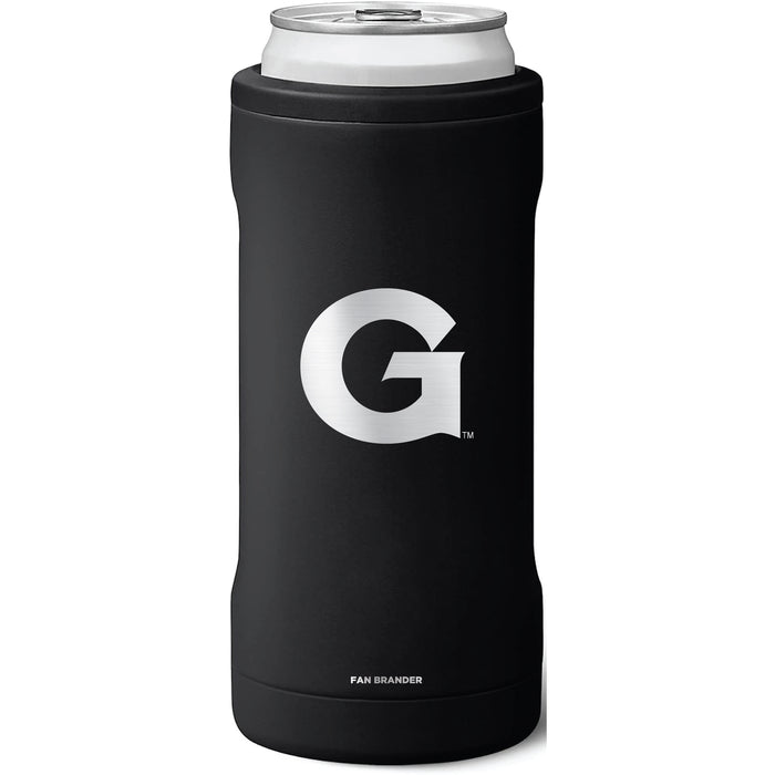 BruMate Slim Insulated Can Cooler with Georgetown Hoyas Primary Logo