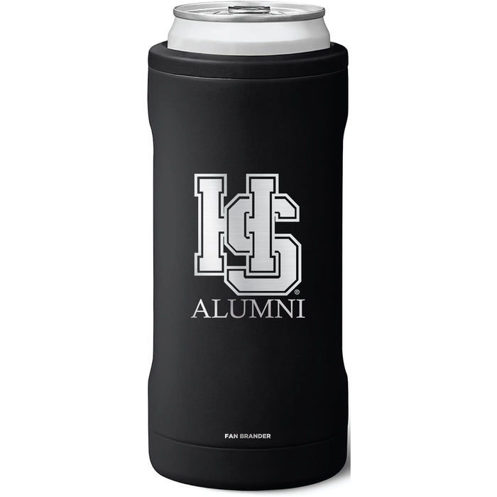BruMate Slim Insulated Can Cooler with Hampden Sydney Alumni Primary Logo