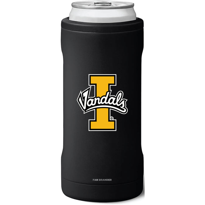 BruMate Slim Insulated Can Cooler with Idaho Vandals Primary Logo