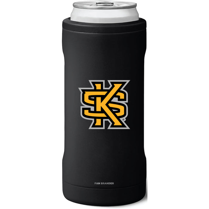 BruMate Slim Insulated Can Cooler with Kennesaw State Owls Primary Logo