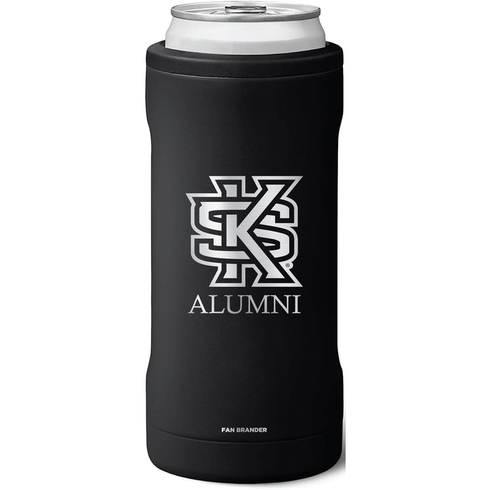 BruMate Slim Insulated Can Cooler with Kennesaw State Owls Alumni Primary Logo