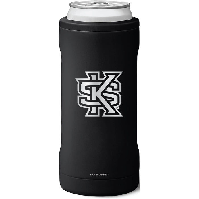 BruMate Slim Insulated Can Cooler with Kennesaw State Owls Primary Logo