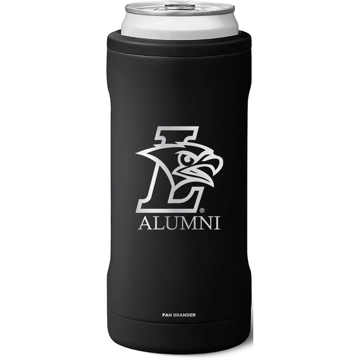 BruMate Slim Insulated Can Cooler with Lehigh Mountain Hawks Alumni Primary Logo