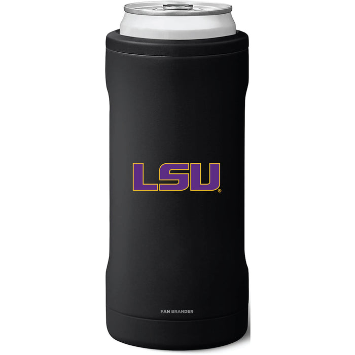 BruMate Slim Insulated Can Cooler with LSU Tigers Primary Logo