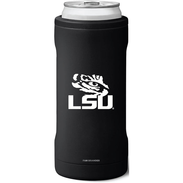 BruMate Slim Insulated Can Cooler with LSU Tigers Secondary Logo