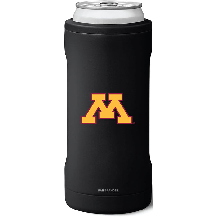 BruMate Slim Insulated Can Cooler with Minnesota Golden Gophers Primary Logo