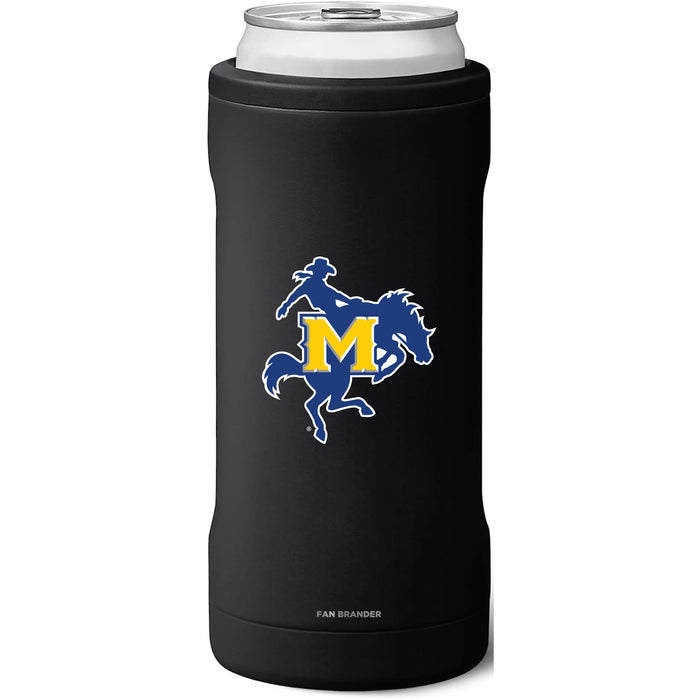 BruMate Slim Insulated Can Cooler with McNeese State Cowboys Primary Logo