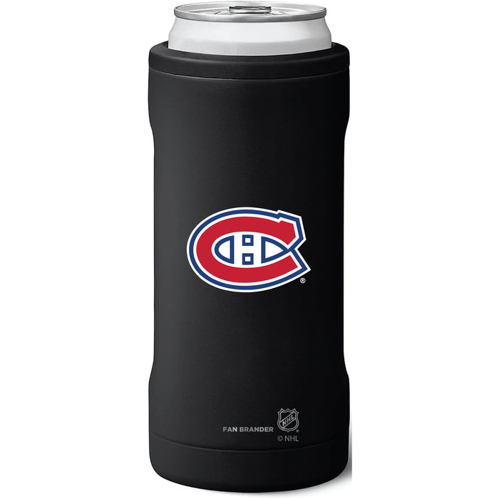 BruMate Slim Insulated Can Cooler with Montreal Canadiens Primary Logo