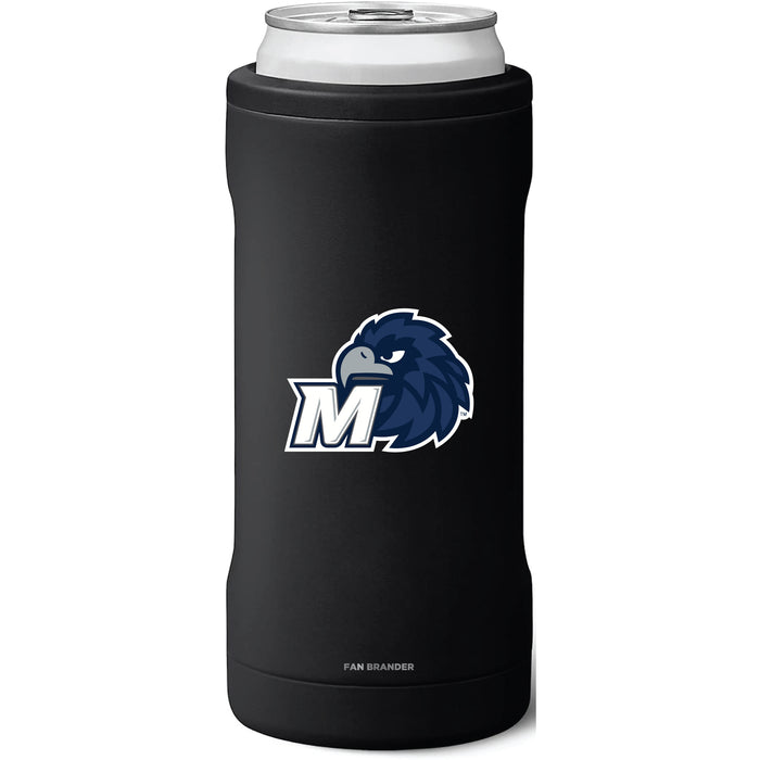 BruMate Slim Insulated Can Cooler with Monmouth Hawks Secondary Logo