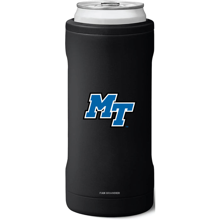BruMate Slim Insulated Can Cooler with Middle Tennessee State Blue Raiders Secondary Logo