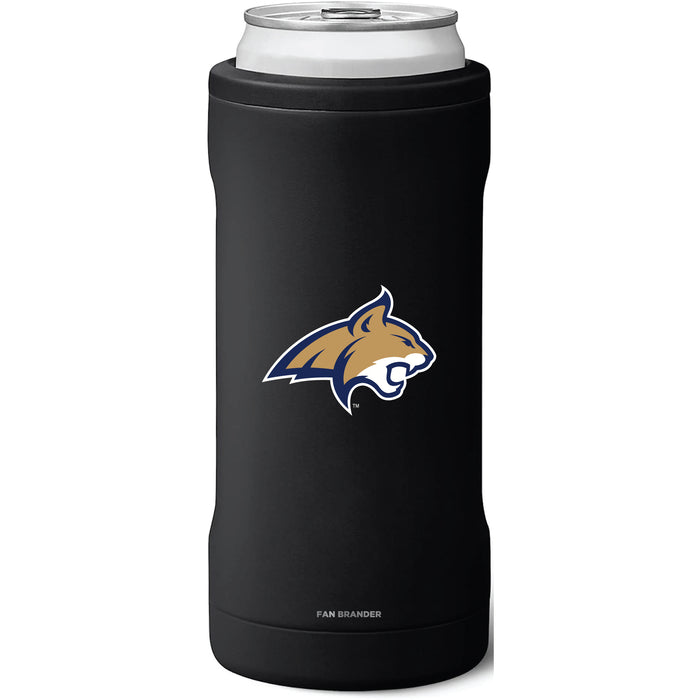 BruMate Slim Insulated Can Cooler with Montana State Bobcats Primary Logo