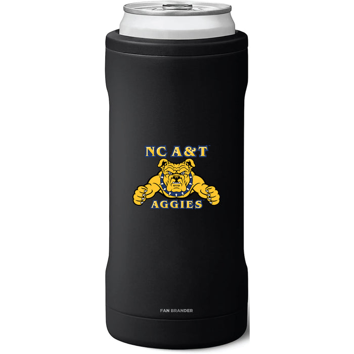 BruMate Slim Insulated Can Cooler with North Carolina A&T Aggies Primary Logo