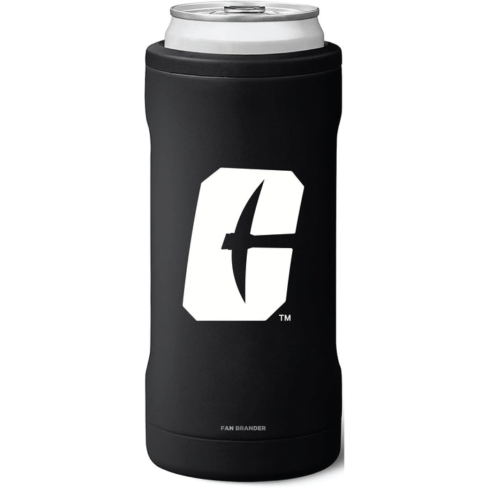 BruMate Slim Insulated Can Cooler with Charlotte 49ers Primary Logo