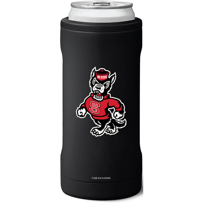 BruMate Slim Insulated Can Cooler with NC State Wolfpack Secondary Logo