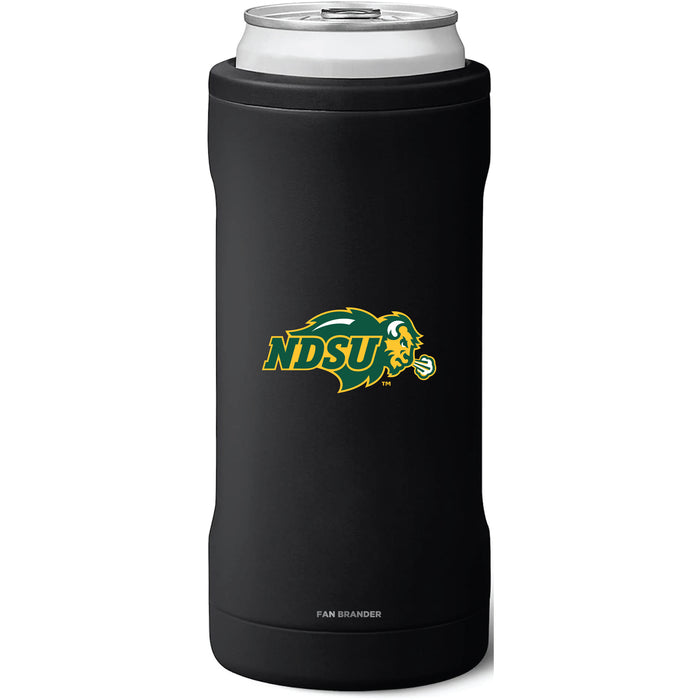 BruMate Slim Insulated Can Cooler with North Dakota State Bison Primary Logo