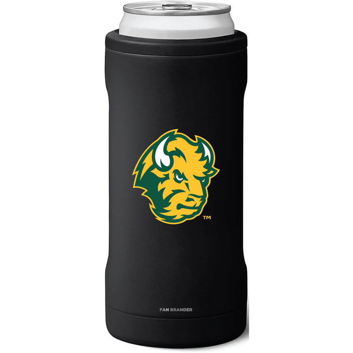 BruMate Slim Insulated Can Cooler with North Dakota State Bison Secondary Logo