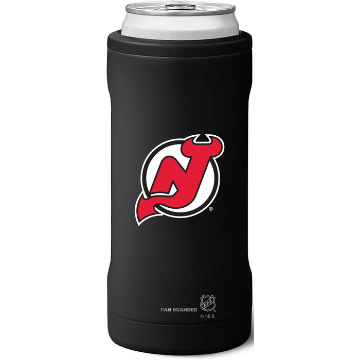 BruMate Slim Insulated Can Cooler with New Jersey Devils Primary Logo